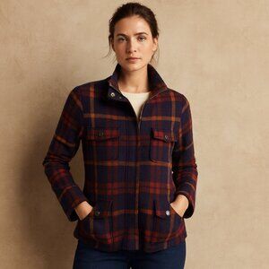 Joie Plaid Zip Up Shirt Jacket Shacket Size Small – Fall Staple